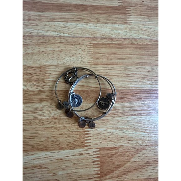 Alex and Ani Set of Three Bangles Bracelet - Picture 1 of 2